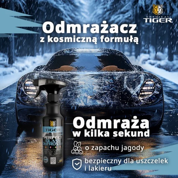 Odmrażacz do szyby o zapachu jagody